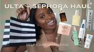 New Year Beauty Reset | Sephora & Ulta Haul + Unboxing