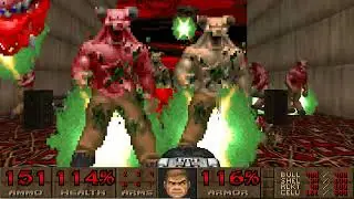 Doom Vigor (2022) Episode 4 (MAP16-20) UV Max Speedrun 30:15 100% Kills 100% Secrets