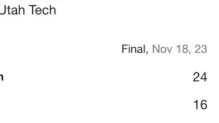 THROWBACK: WHEN SUU WON AT UTAH TECH 24-16 IN 2023 