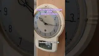 Smiths Pendulum Kitchen Wall Clock converted from clockwork to QUARTZ