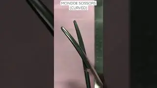 McIndoe Scissors - Curved - Surgical Instrument.