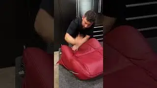 Reupholstering Pontiac GTO Leather Seats With Seat Foam Repair - LeatherSeats.com  #seatupholstery