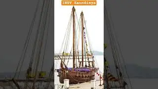 #INSV #Kaundinya was based on a 5th-century maritime scene depicted in the #Ajanta mural paintings.