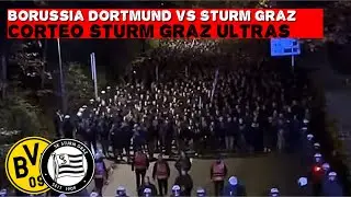 CORTEO Sturm Graz in Dortmund | Borussia Dortmund vs Sturm Graz | 5-11-2024