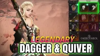 ULTIMATE Legendary Drop! [Dagger & Quiver] for Hunter and Assassin Builds! UNDECEMBER GAMEPLAY