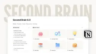 Second Brain Notion Template 2026 | Free Version Included
