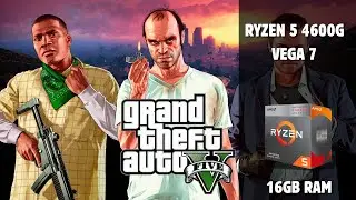 GTA V - RYZEN 5 4600G 16GB RAM (PLACA DE V&Iacute;DEO INTEGRADA) BENCHMARK