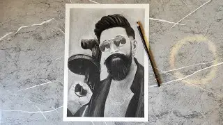 Toxic Movie Yash Drawing 🔥 | Hyper Realistic Pencil Sketch | Full Step by Step