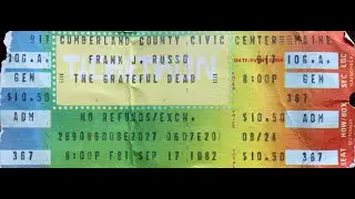 Grateful Dead - 9/17/82 - Cumberland County Civic Center - Portland, ME - mtx