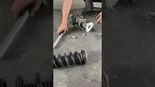 Shok repair #workshop #car #mechanic