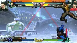 MA.Ray vs Bionic Fraud (Winners Finals) - UMvC3 Singles - Magic Stronghold Fighters' Open
