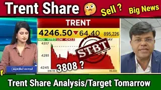 Trent Share Future Analysis/kyu gir raha hai ?/Hold or sell ?Trent share latest news,target Tomarrow