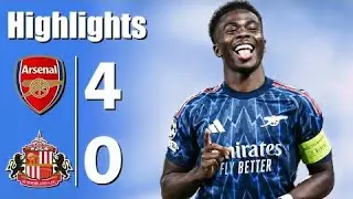 Arsenal vs Sunderland 4-0 - All Goals & Highlights - 2025