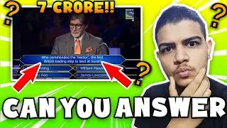 Can You Answer ₹7 CRORE KBC Question? | Kaun Banega Crorepati Reaction | Neon Man #shorts