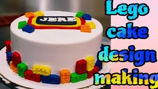 Lego cake design completed making video #cake #sideserfcakestudio #cakedecoration #cakedesign