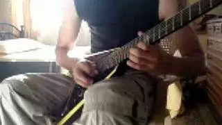 Children Of Bodom - Downfall cover with the Dean Razorback V 255 with EMG 81-85 active pickups
