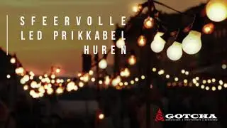 LED prikkabel huren bij Gotcha
