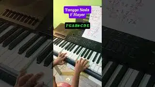 Tangga Nada F Mayor on Piano #fyp #viral #shorts
