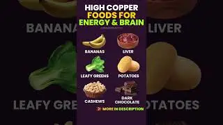 High Copper Foods &ndash; For Energy & Brain Function #copper #brainhealth #healthyfood