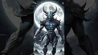 Moon demons: abodes in darkness and light #aiart #cinematic #demon #moon