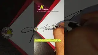 Aesthetic KARIMATA sign #signature #howtosign #short #usa #karimata
