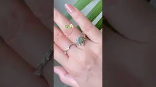 For these who hearts belong to nature 🌿🧚&zwj;♀️💚#mossagatering #uniqueengagementring #natureinspired