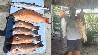 Spearfishing the Florida Keys | Blackened Hogfish Sandwiches | Key West Spearfishing | Red Grouper