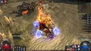 Path of Exile: The Burning Menace mini-boss - Up Close