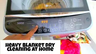 Heavy Blanket Dry Cleaning at home ||  LG 7.0 kg Fully-Automatic Top Loading Washing Machine