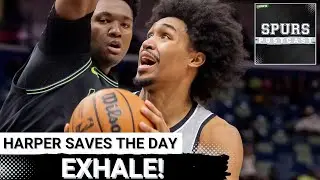 SPURS POSTCAST: Dylan Harper HEROICS, Stephon Castle help Spurs escape Pelicans | WEMBANYAMA UPDATE