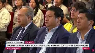 Presidente Jer&iacute; lidera ceremonia de implementaci&oacute;n de nueva escala salarial para guardaparques