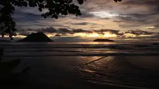 Sunset at Rimba Ecolodge, Bungus, West Sumatra