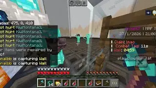 Alto reach tienen los negros clow hcf #hcf #minecraft 