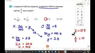 26. seans yüzde problemleri okyanus 40 seans 9. sınıf matematik