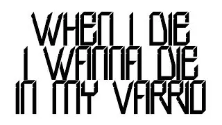 Conejo - Die In My Varrio (With Lyrics On Screen)-Sinister Kingdom