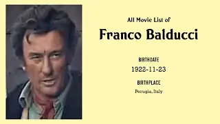 Franco Balducci Movies list Franco Balducci| Filmography of Franco Balducci