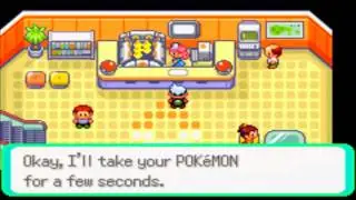 Let's Play Pokemon Emerald Episode 4 - Rustboro City Gym!