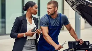 “White Hands Don’t Touch My Car,” She Said—Then His Fixed Both the Engine and Her Heart.