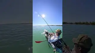 FISHING CHALLENGE: MAN VS DOLPHIN. Winner takes home MASSIVE Sheepshead. 🎣🐬🐏 #fishing