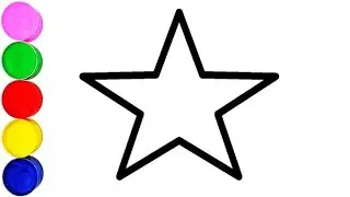 A Star Drawing Easy Step By Step - Drawing Painting Coloring