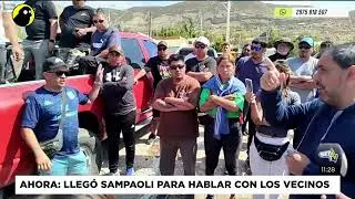AHORA: NUEVO DESPLAZAMIENTO DEL CERRO HERMITTE / Vecinos hablaron con Maximiliano Sampaoli