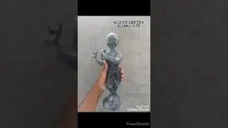 Krishna artwork paper mache and m-seal part 1 Artwork by sachin
