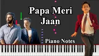 Animal - Papa Meri Jaan Song // Piano notes // GRAVITY K3YS