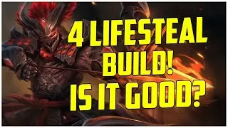 PLAYING VS W3AKEN - 4 LIFESTEAL BUILD! IS IT GOOD? S11 SMITE RANKED HACHIMAN
