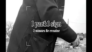 1 pack 1 sign ..Be creative&hellip;