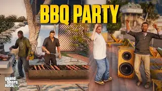 BBQ PARTY! | BBQ Night With Friends | GTA 5 Pakistan