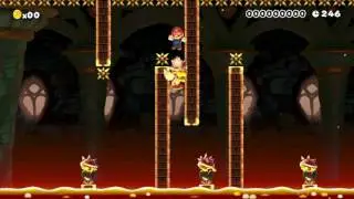 Super Mario Maker - Claire Camp: Wall Kick Dandy