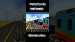 Indian Train Simulator, WDG4D Locomotive Coupling Blue ICF Coaches, Train Games #train #traingame