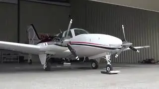 T1V1 Tug towing Twin engine plane!