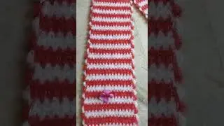How to crochet 3-D reversible muffler pattern design#shorts #muffler 🌸🌺💐 @DishaTheMultitasker